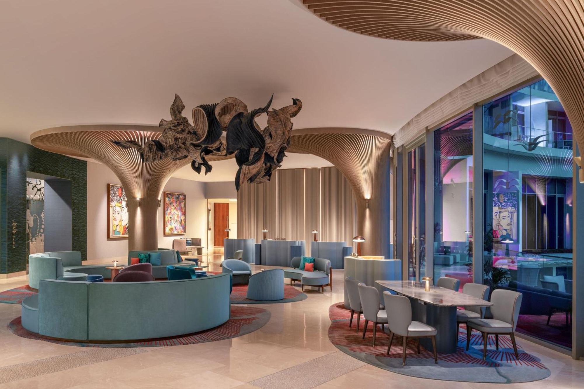 W Singapore - Sentosa Cove Екстериор снимка The lobby of the hotel
