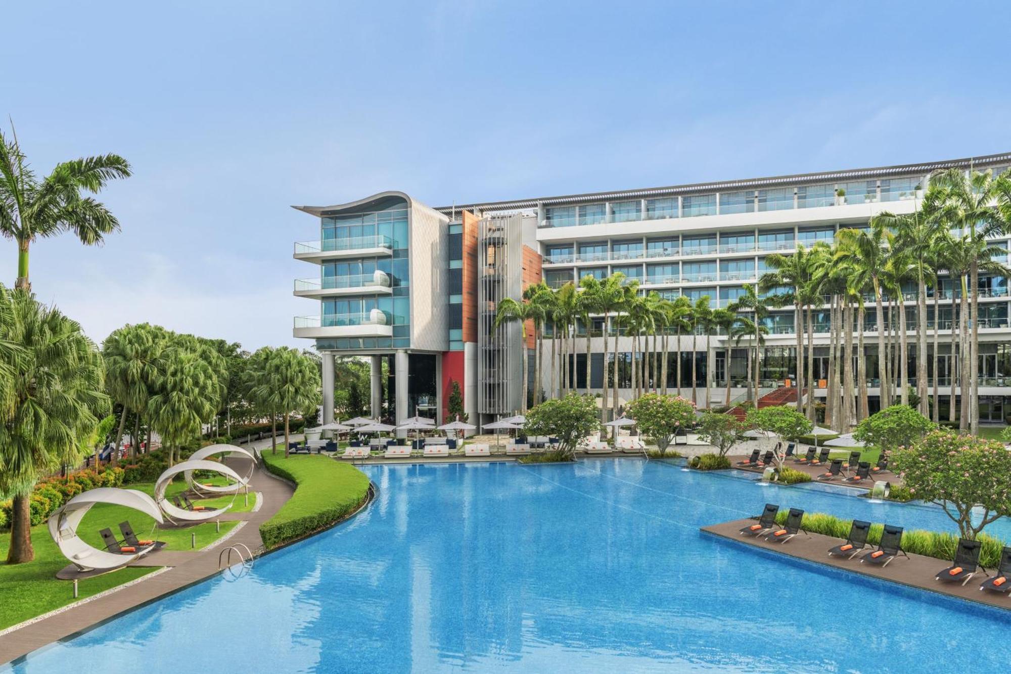 W Singapore - Sentosa Cove Екстериор снимка The hotel's main building